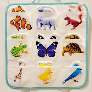 Lovevery Quilted Critter Pockets The Realist Play Kit Months 19, 20, 21